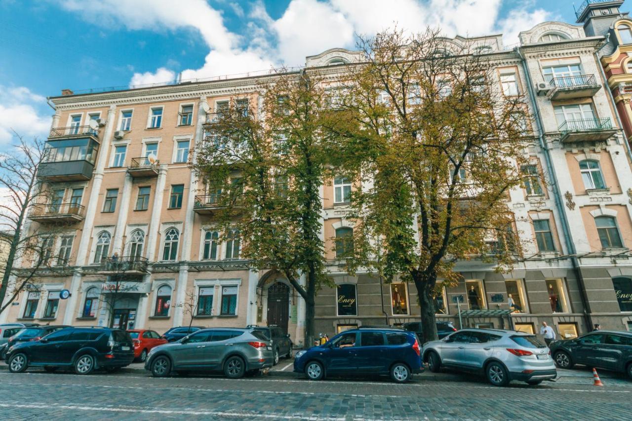 Квартира На Золотых Воротах, Центр Kijev Kültér fotó